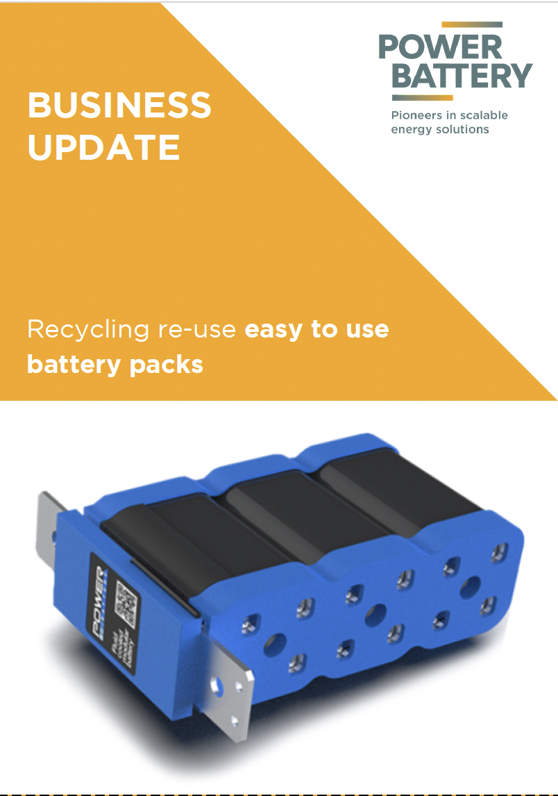 Business Update Recycling eenvoudig te hergebruiken batterijpakketten